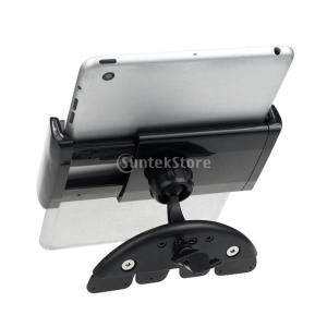 Lovoski iPad Pro に対応 車載ホルダー CDスロットホルダー タブレットPC プレートホルダー 360度回転可能