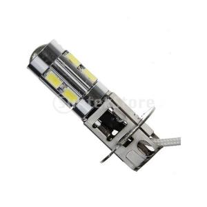 ノーブランド品  2個 DC 12V 車 H3 5630 10SMD  LED Xenon ホワイト DRLランプ 霧灯 フォグライト ヘッドライト 電球 省エネ