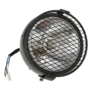 ブラケット付き  オートバイ ヘッドライト  サイド マウント