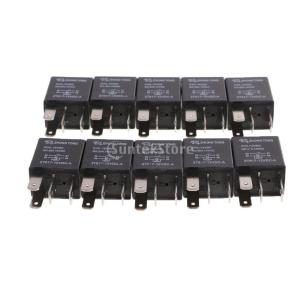 10個入り 4ピン 自動車 リレー ハーネス ソケット ワイヤー 30A 12V