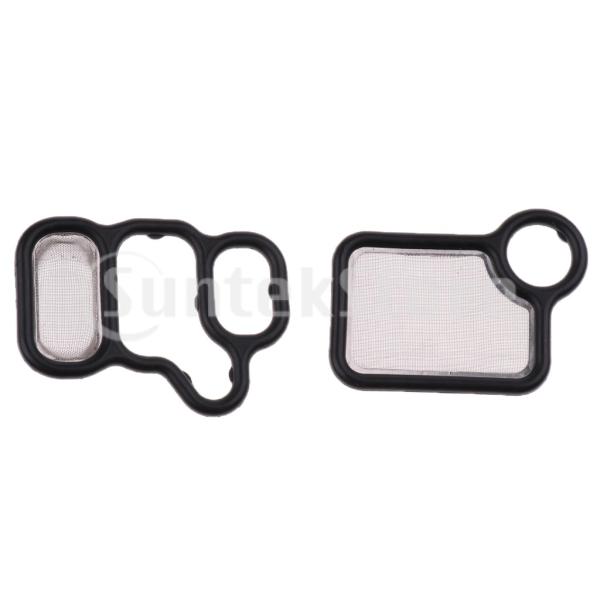 ホンダCR-VエレメントフィットアキュラRDX RSX用2xスプールバルブVTECソレノイドガスケッ...