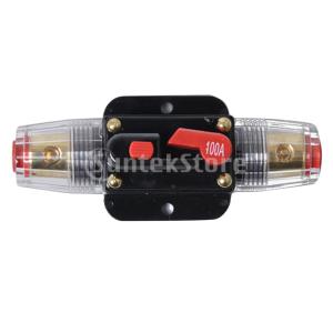 100AインラインDCサーキットブレーカ手動リセットステレオ/オーディオ/車/