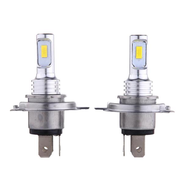 ミニ自動車LEDヘッドライト電球変換キットハイ/ロービームランプ9003 H4