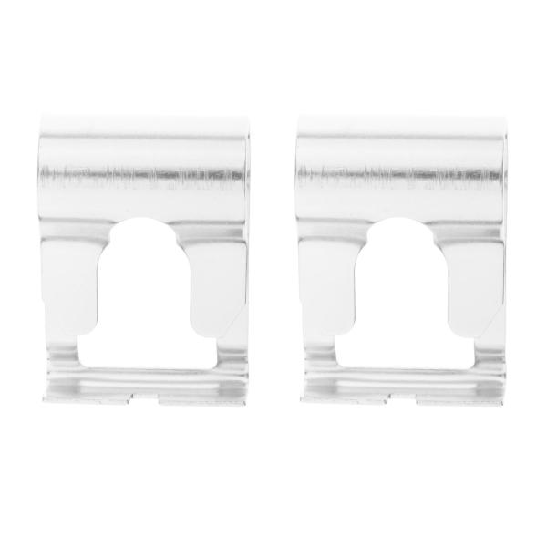 1ペアユニバーサルワイパーリンケージクリップワイパーアーム修理クリップ.シルバー.高品質.耐久性