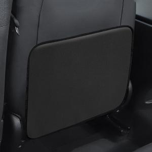 カーシートバックカバープロテクターキッドキックマットアンチステップダーティブラックスモール