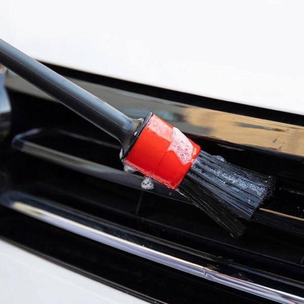 エアベント用カーディテーリングブラシアクセサリーインテリアエクステリアレザーNO14