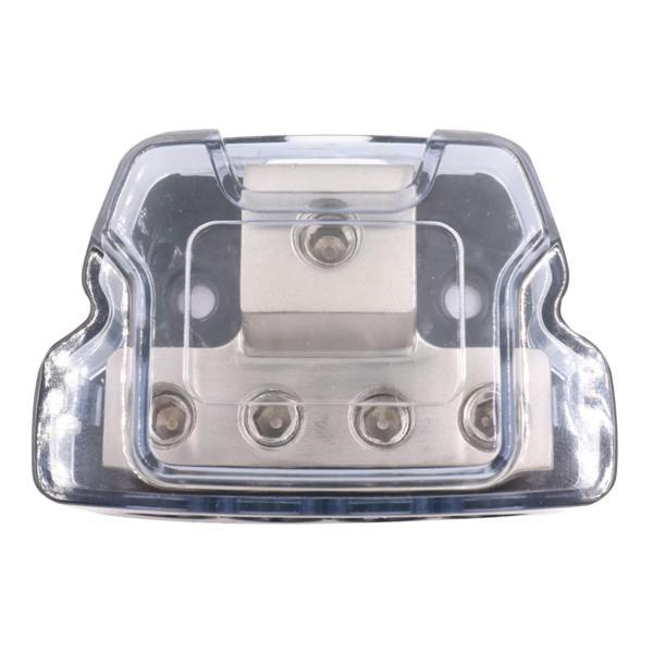 カーオーディオ配電ブロック 4ウェイオートカーオーディオスプリッター ワイヤ分配ディストリビューター...