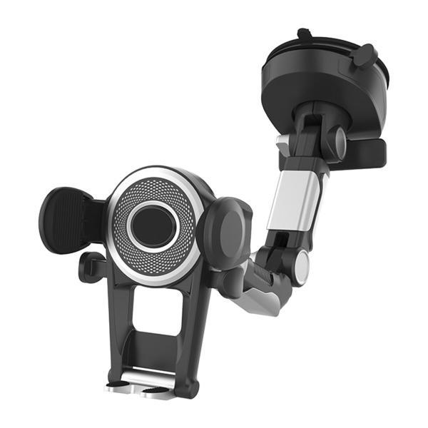 車載電話ホルダー 駐車場の電話番号カードデザイン 360回転 多機能ポータブル車載携帯電話マウントク...