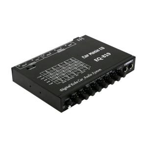 カーオーディオイコライザー カーオーディオアンプ 多機能 ノイズ低減 フロント リア サブウーファー出力 DC 12V RV車用
