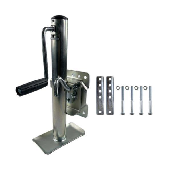 ハンドクランクトレーラージャッキスタンドアクセサリー金属安定したユニバーサル多機能Rvsジャッキ高信...