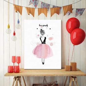 アートパネル アートポスター 油絵 バレエ少女 キャンバス