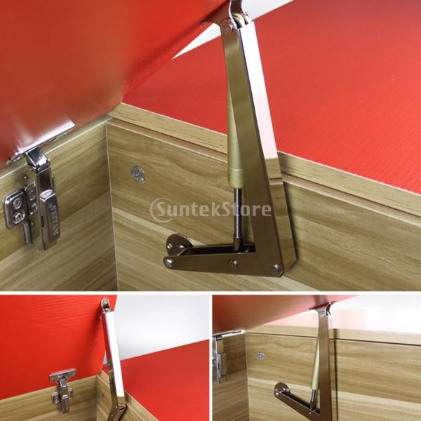 リフト 油圧 リフトアップ 水平ヒンジ式 実用 戸棚 家具 畳 ドア サポート 持ち上げ  全5色 ...