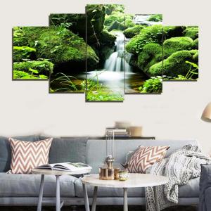 油絵 風景キャンバス ポスター 壁アート 芸術的 自己粘着