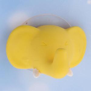 かわいい漫画の動物の形の歯ブラシ ホルダー タオル レール フック黄色の象｜stk-shop