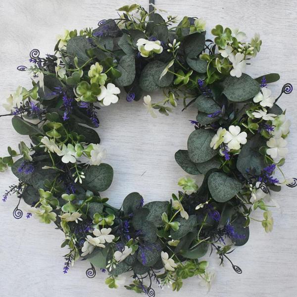 Kunstmatige oene Bladeren Eucalyptus Krans Muur oe...