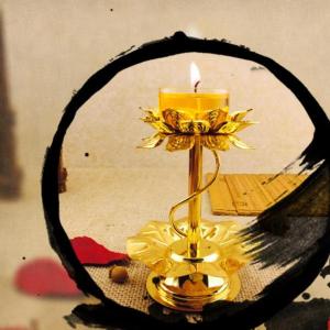 バカラ（Baccarat） ミルニュイ キャンドルホルダー ゴールド 28125544