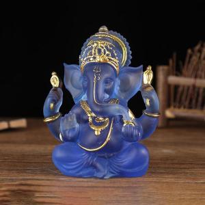 ガネーシャの置物インドの風水主ガネーシュの彫像家の装飾品工芸品青