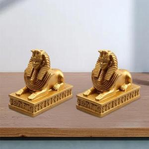 2個のスフィンクスの彫像はエジプトの置物ファラ...の詳細画像4