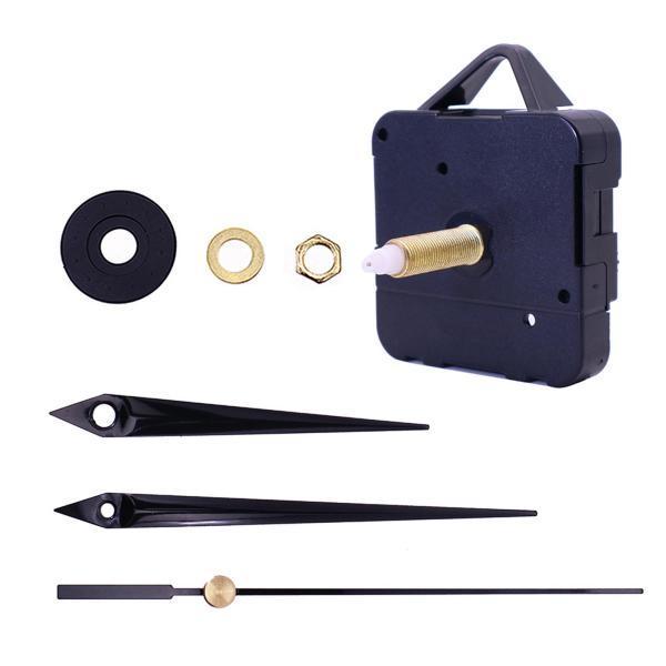 DIYウォールクォーツ時計ムーブメントメカニズム交換部品ブラック