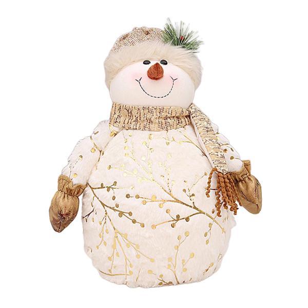 クリスマス雪だるま人形の装飾品フィギュア短いぬいぐるみホーム屋内屋外子供部屋の結婚式の装飾 , 22...