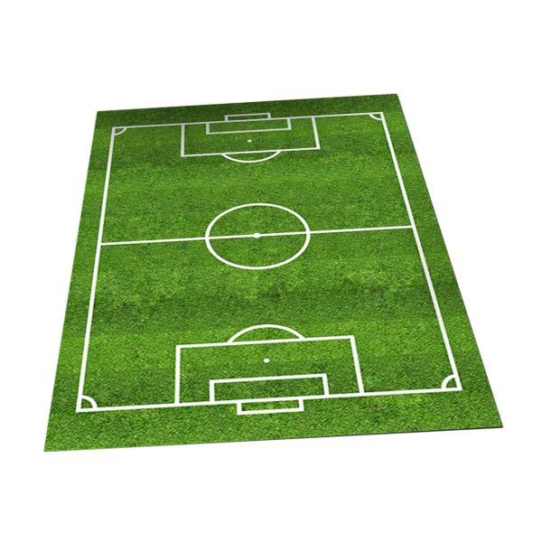 フットボール フィールド カーペット キッズ   サッカー  ラグ 100x160cm グリーン