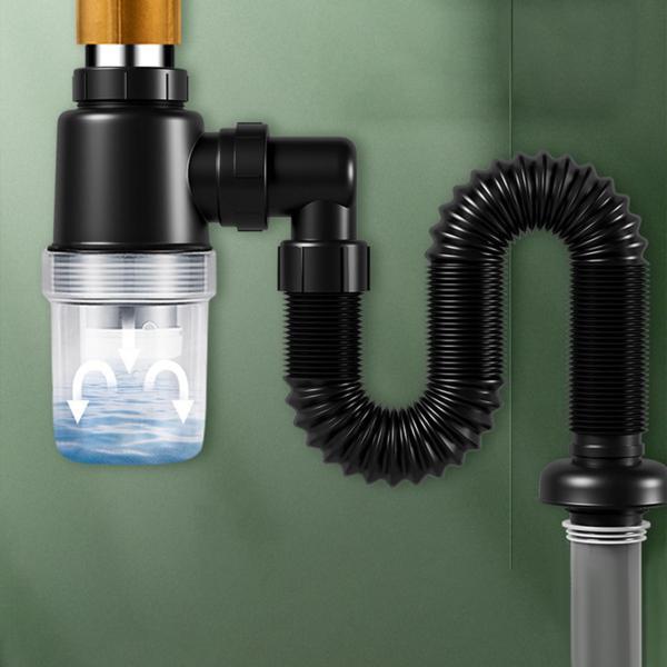 排水管セット 伸縮式排水管 アクセサリー用フレキシブル排水管