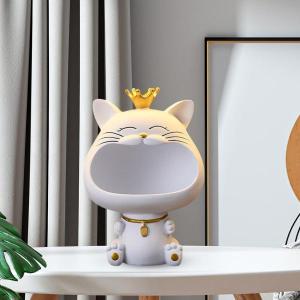 猫の置物 家の装飾 彫像 工芸品 キー収納ボックスの詳細画像1