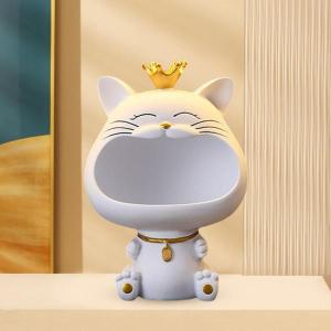 猫の置物 家の装飾 彫像 工芸品 キー収納ボックスの詳細画像2