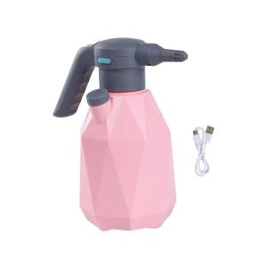 電動噴霧器 散水スプレーボトル 肥料用 屋内/屋外 2L ピンク