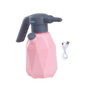 電動噴霧器 散水スプレーボトル 肥料用 屋内/屋外 3L ピンク