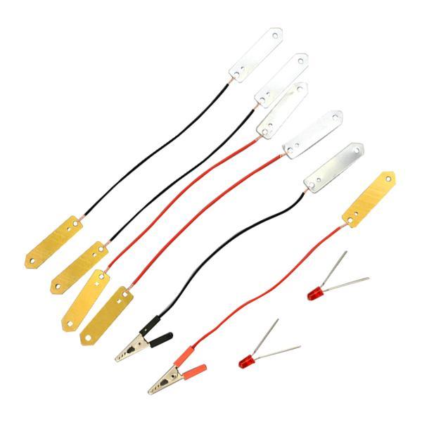 フルーツエネルギー科学実験キット教育DIYプロジェクト家庭教育おもちゃワイヤークリップ付き物理電気キ...