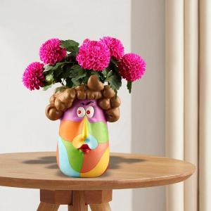 フラワーベース 花瓶 ガラス ドーナツ おしゃれ 北欧 シンプル 花びん