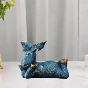 トナカイの彫刻 装飾品 オフィス お土産 ギフ...の詳細画像3