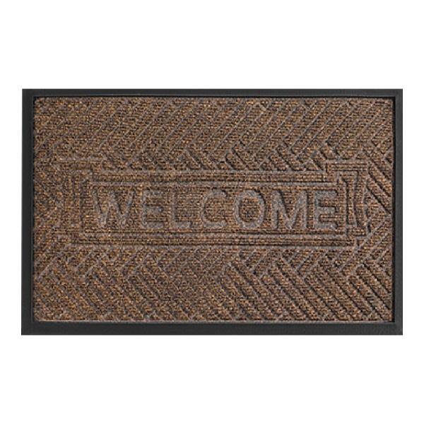 玄関マット おしゃれ 快適 玄関ラグ 寝室 屋外玄関用 ブラウン 80cmx120cm