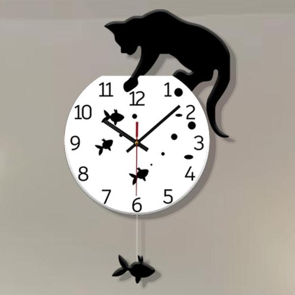 子供部屋用壁掛け時計 ミュート クリエイティブ 漫画 ダイニングルーム 寝室 家庭用 24cmx40...