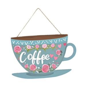 コーヒーバードアサイン 軽量カフェサイン カップ...の商品画像