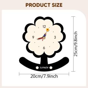 漫画のデスククロック、カチカチ音がしない斬新な...の詳細画像2
