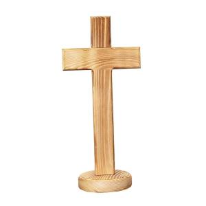 木製スタンディングクロスデスクトップオーナメント木製彫刻卓上十字架置物感謝祭屋内オフィスホームデコレーション