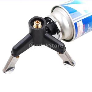 【ノーブランド 品】屋外　バーナー　変換　ヘッド　ストーブ　タンク　ガス　ボトル　アダプタ　ストーブ　コネクタ