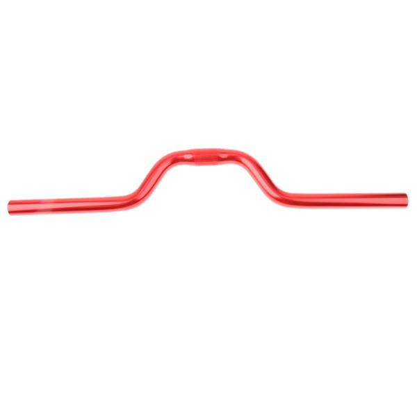 固定ギア ハンドルバー 自転車パーツ 全3色 ライザー 汎用 ファッション  - レッド