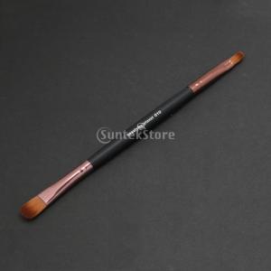 化粧品 ダブルエンド スモーキー アイブラシ アイシャドウ ブレンディング ブラシ
