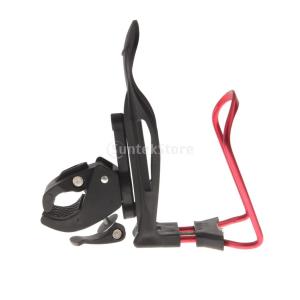 全5カラー 調整可能 アルミ製 自転車 ウォーターボトルホルダー ホルダーマウント キット - 赤