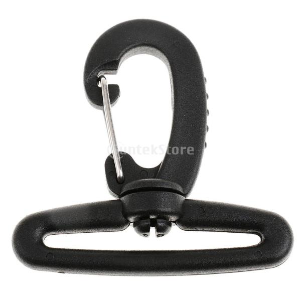 ノーブランド品 ナイロン スイベル スナップ フック クリップ バックパック ウェビング バックル ...