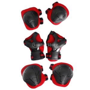 6色選べ キッズ アウトドア 運動サポーター ローラースケート/自転車