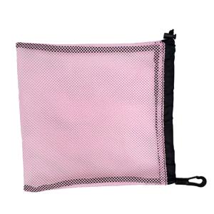 ゴルフボール・テニスボール収納用 メッシュバッグ ネットバッグ ボールバッグ 全6色 - ピンク｜stk-shop