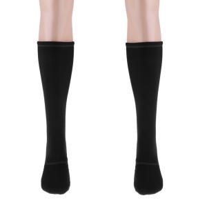 3mmネオプレンダイビングソックスストッキングスノーケリングブーツシューズブラックl