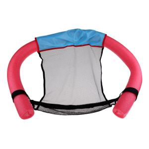 フローティング プール ヌードル スリング メッシュ フロート チェア 水泳 水のおもちゃ スイミングシート 全5色 - 赤｜stk-shop