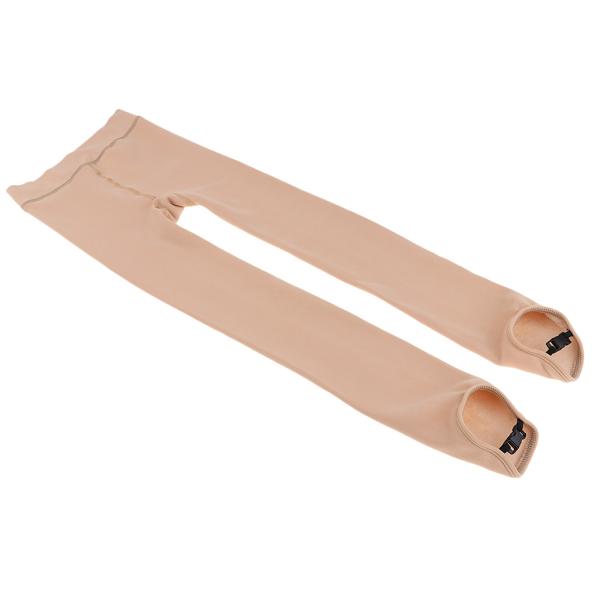 アイスフィギュアストッキング女の子日焼けオーバーブーツフットスケートタイツフットレスm