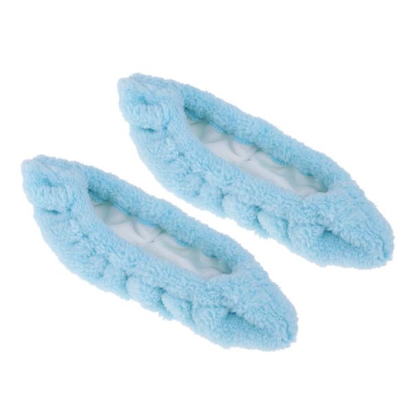 1組のアイスホッケーフィギュアスケート刃カバージャケットソイカーガードmブルー