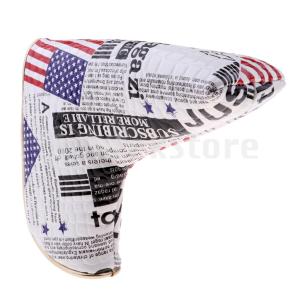 アメリカアメリカ国旗ゴルフブレードパターカバーヘッドカバーマグネットクロージャー｜stk-shop